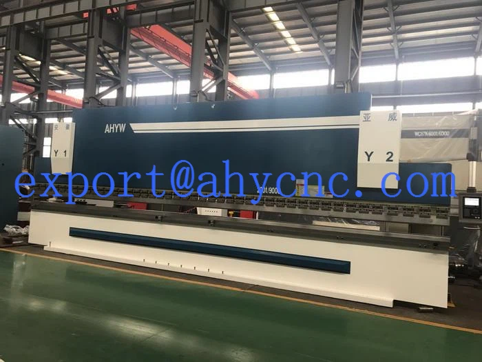 China AHYW Yawei 9m large CNC metal bending machines  4 axis manufacture supplier