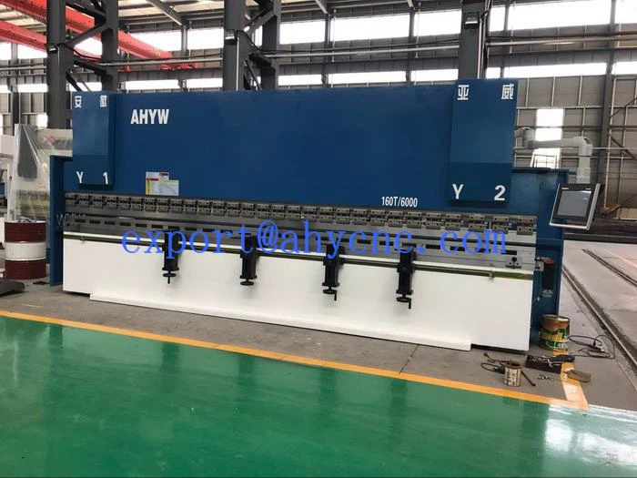 160t6M CNC Press brake 4 axis metal bending machine AHYW Yawei china